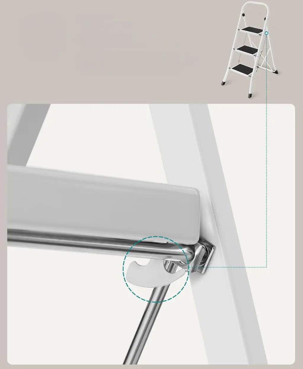 Scara Songmics GSL03WT (White)