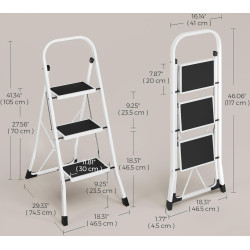 Scara Songmics GSL03WT (White) Thumb