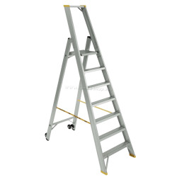 Стремянка алюминиевая Strend Pro Alve Forte Profi Pkus 9303 (Silver)