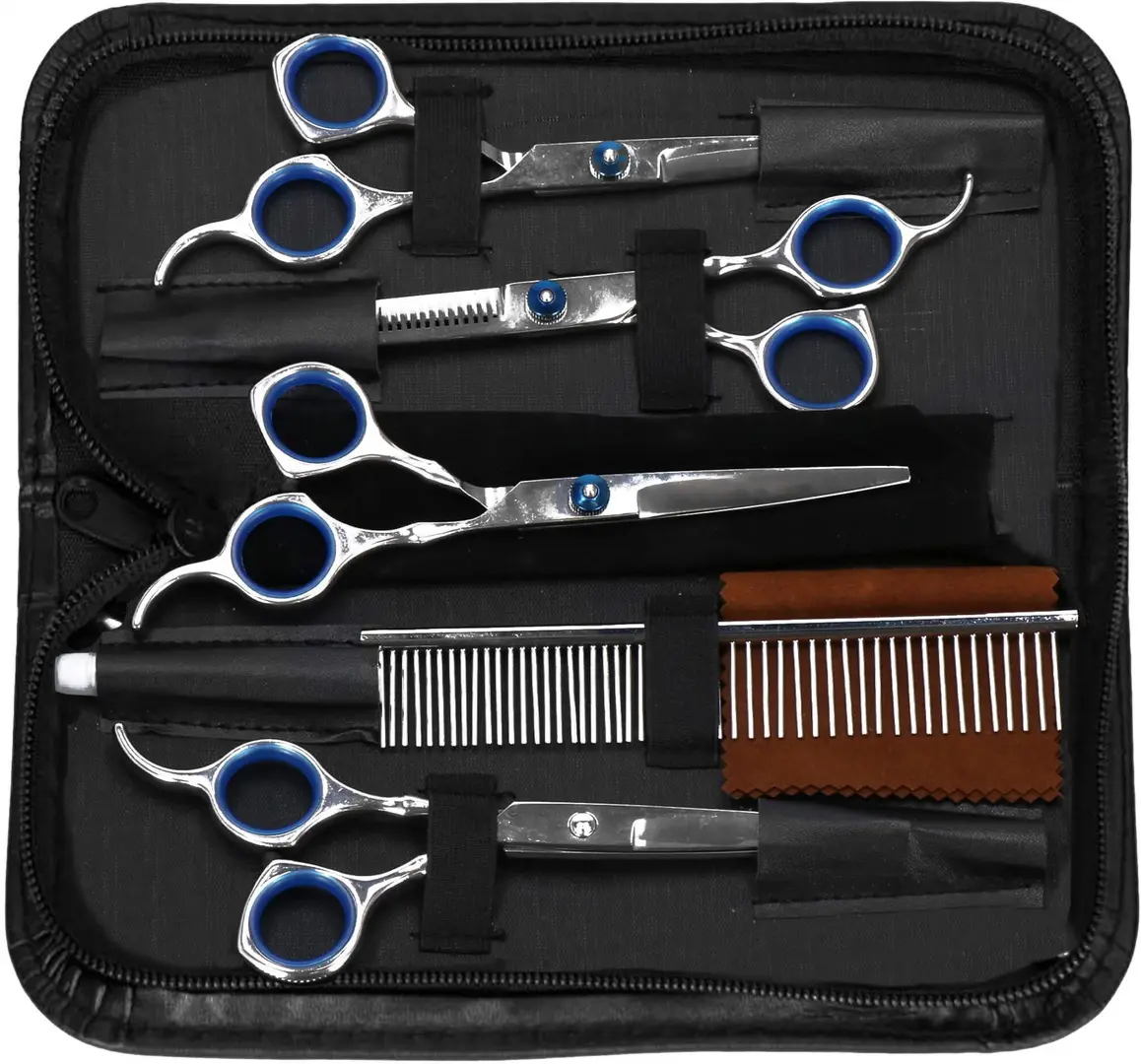 Набор ножниц для стрижки собак Springos Cutty PA0309 (Inox)