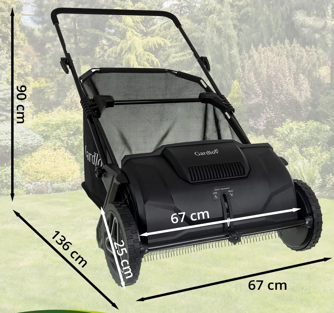Механический сборщик травы и листьев Gardlov 26309 (Black/Grey) - 2