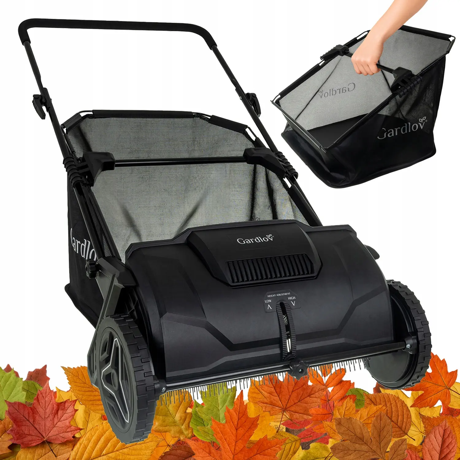 Механический сборщик травы и листьев Gardlov 26309 (Black/Grey) - 4