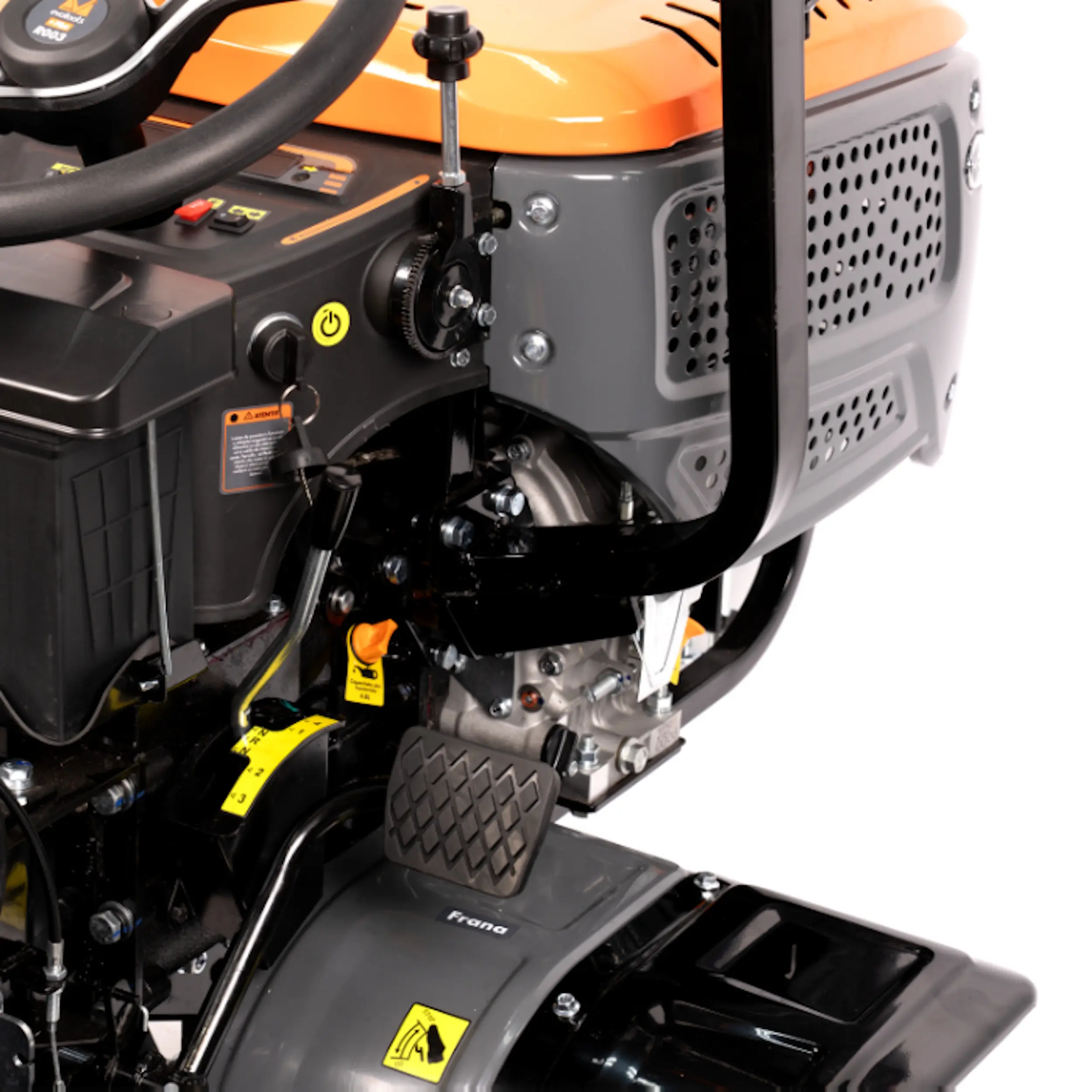 Minitractor EvoTools +Plus 4x4 R003 (Grey/Orange) - 6