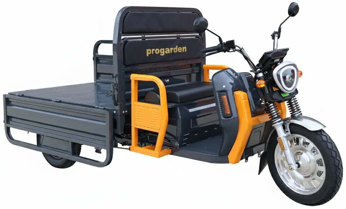 Tricicleta electrica Progarden TRIVO 3000 (Orange/Black) - 2