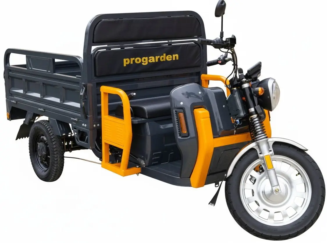Tricicleta electrica Progarden TRIVO 3000 (Orange/Black) - 5