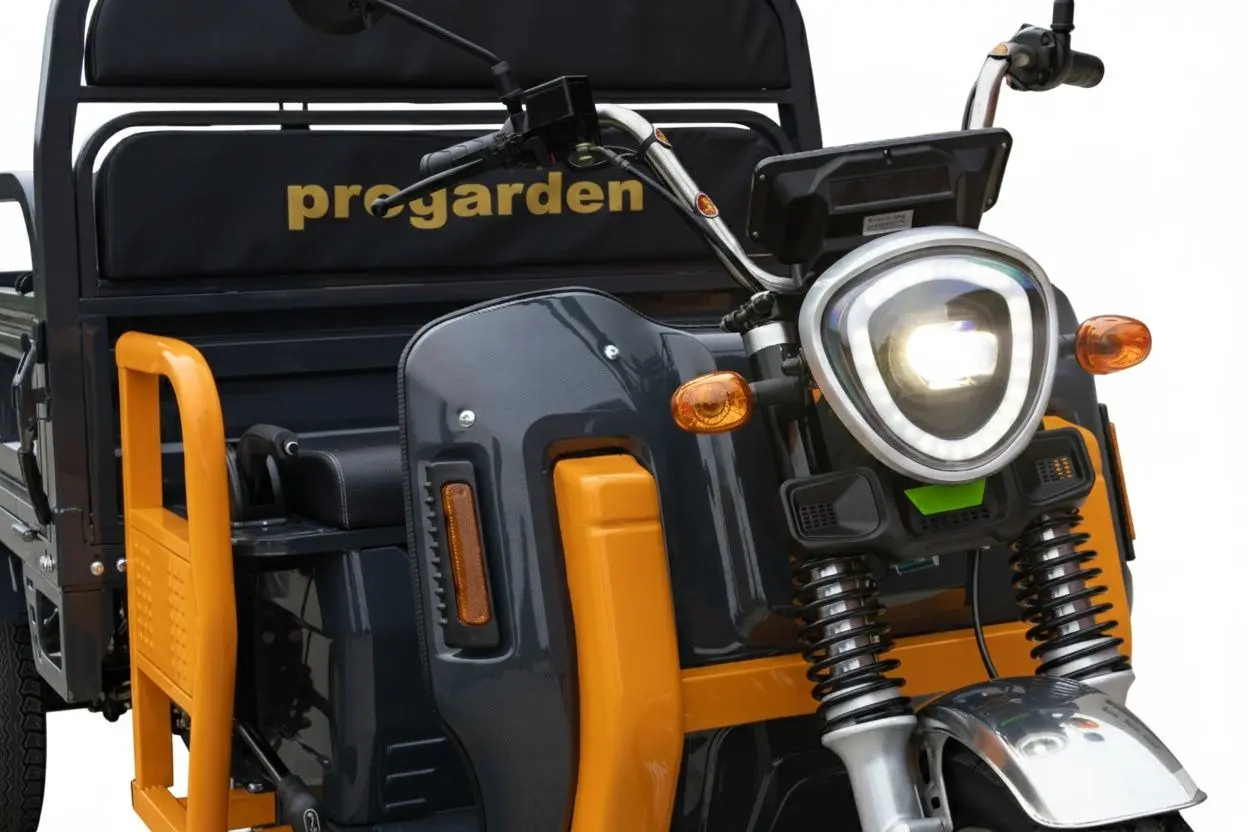 Tricicleta electrica Progarden TRIVO 3000 (Orange/Black) - 7