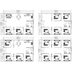 Модульный дом-контейнер SMDHouse 30FT 56M2 (Grey) Thumb