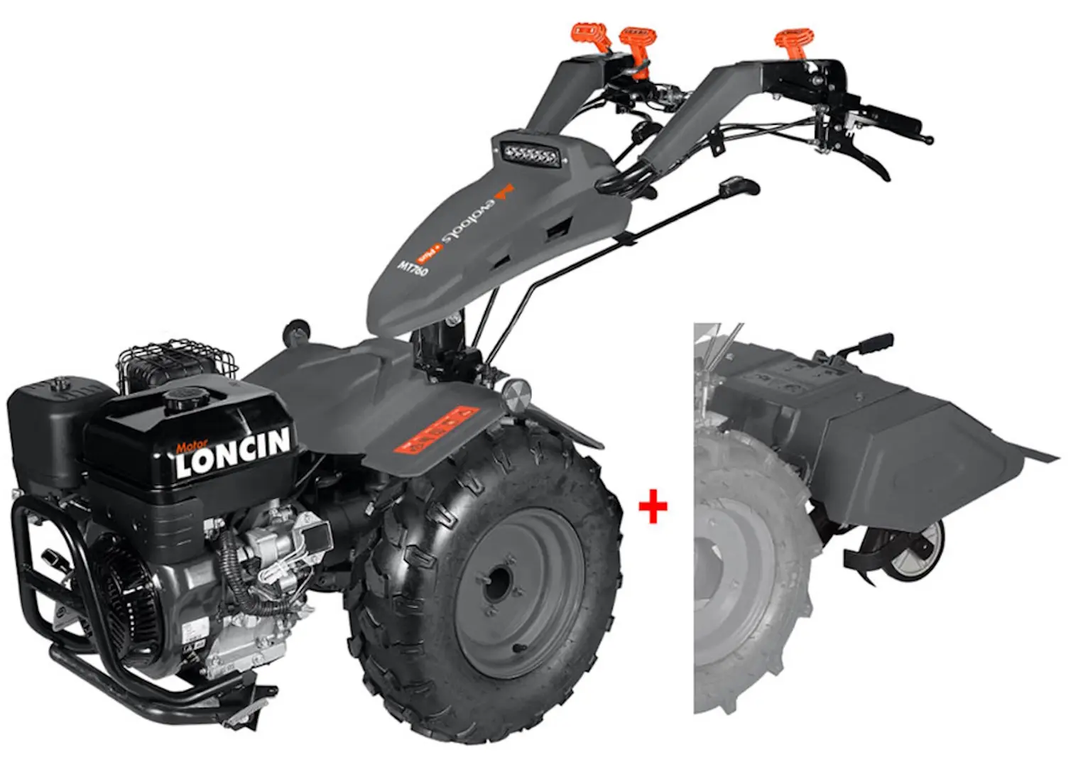 Motocultor EvoTools +Plus Loncin MT760 + freza