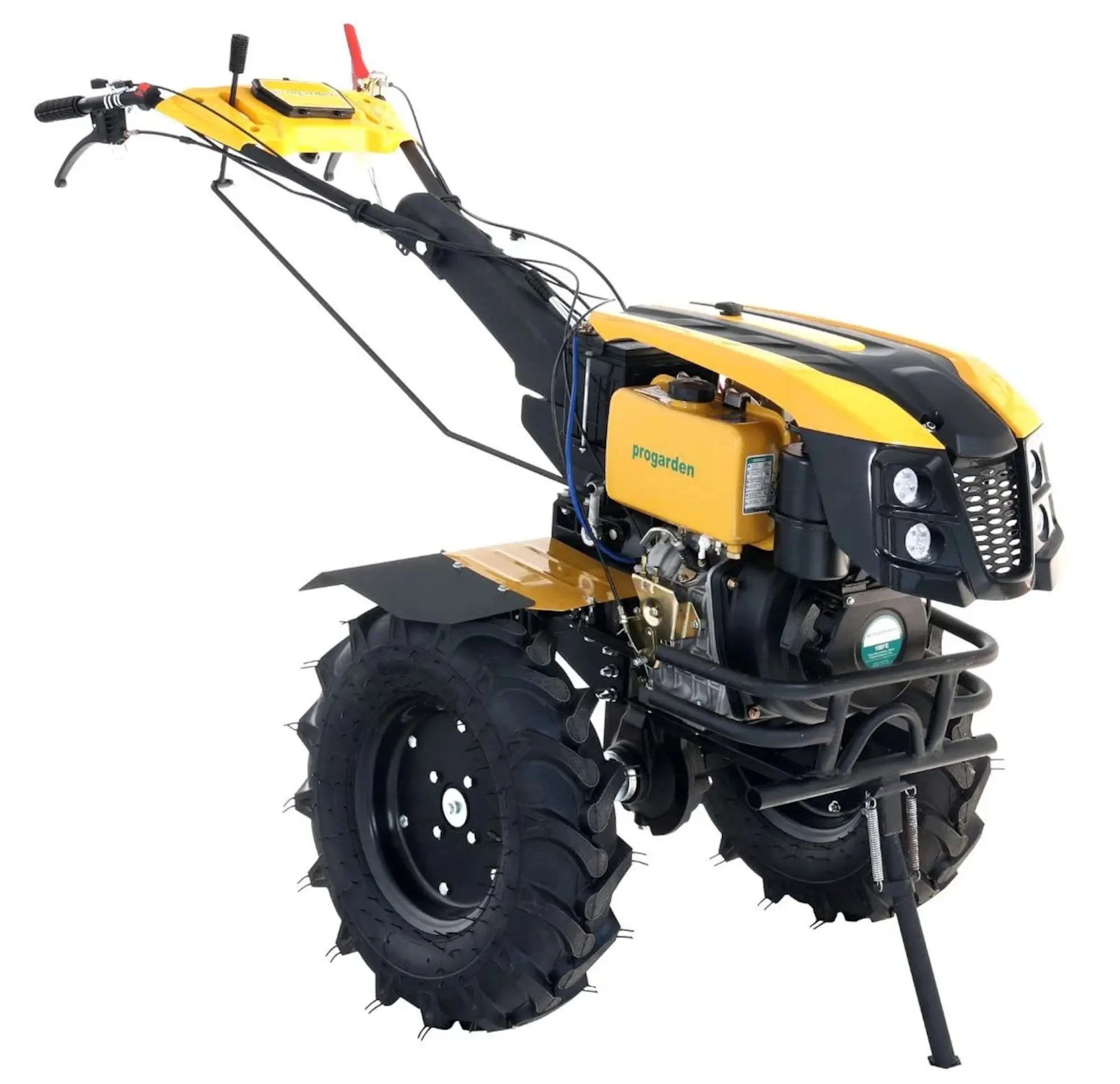 Motocultor Progarden Campo 1273 Alpine V2 + plug simplu + plug de bilonat + 4L ulei