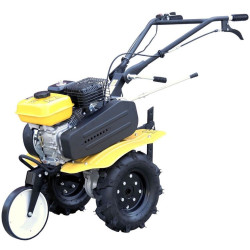 Мотокультиватор Progarden Campo 703 + прицеп RM500C + простой плуг + окучиватель + 2 металлических колеса + 2L масло Thumb