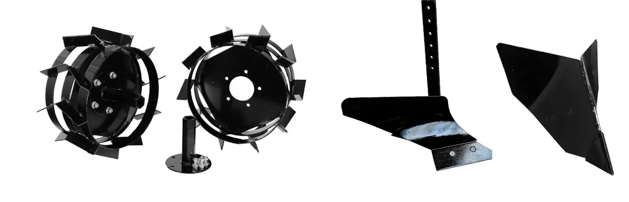 Мотокультиватор Progarden Campo 703 + простой плуг + окучиватель + 2 металлических колеса + 2L масла