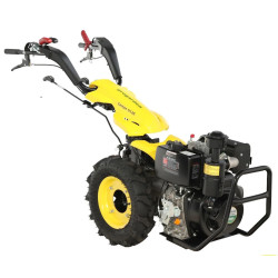 Мотокультиватор Progarden Campo U12E + косилка BC120M + 3 плуга + фреза FT90 + 2 металлических колеса RM47 + 2 соединения + 4L масло Thumb