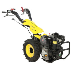 Motocultor Progarden Campo U12E + bara de cosire BC120M + roata sustinere + freza FT90 + 4L ulei Thumb