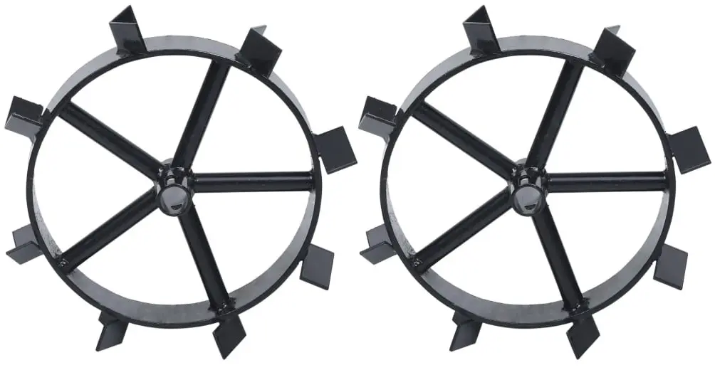 Металлические колеса для мотокультиватора VidaXL 146268 (Black) - 3