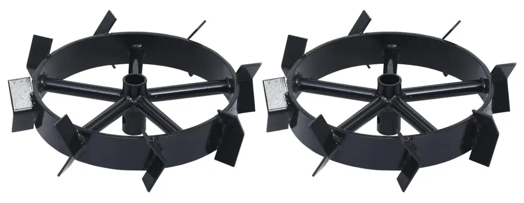Металлические колеса для мотокультиватора VidaXL 146268 (Black) - 4