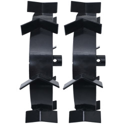 Металлические колеса для мотокультиватора VidaXL 146268 (Black) Thumb