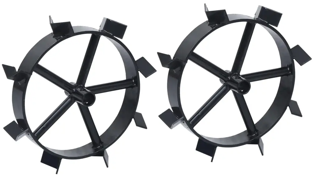 Металлические колеса для мотокультиватора VidaXL 146268 (Black)