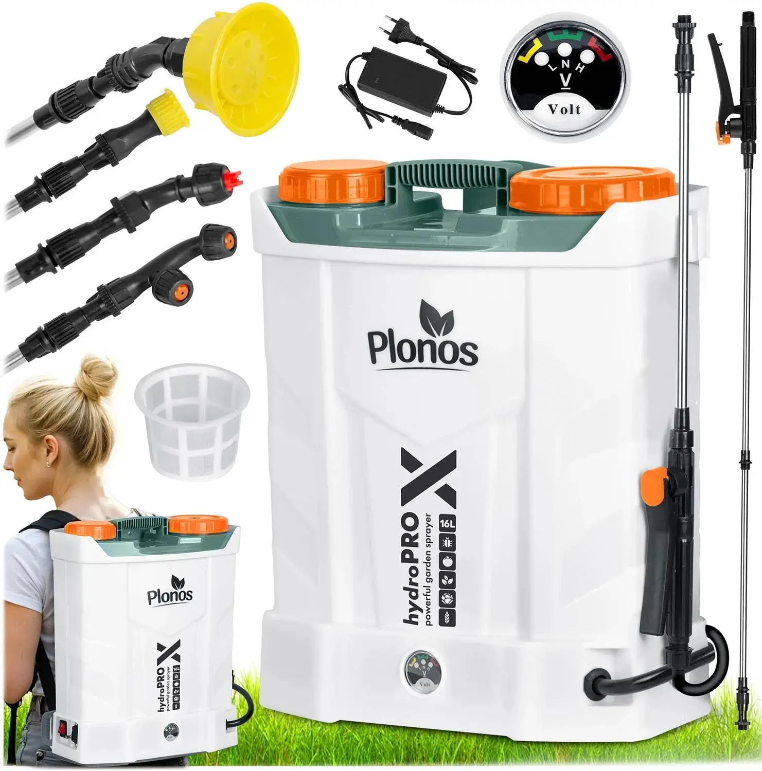 Опрыскиватель аккумуляторный Plonos PL-602 460200 (White) - 2