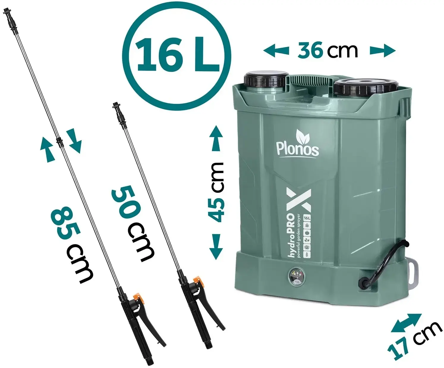 Опрыскиватель аккумуляторный Plonos PL-602 460201 (Green) - 4