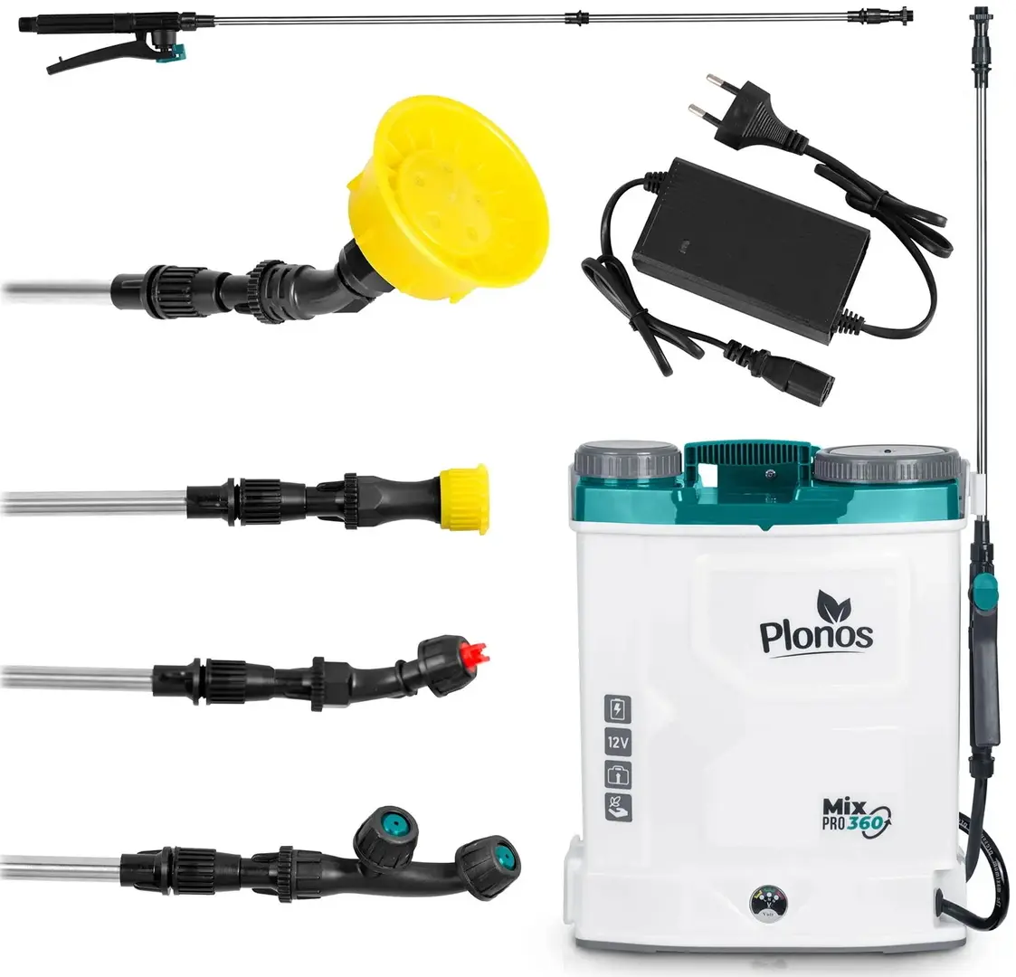 Pulverizator cu acumulator cu mixer Plonos PL-603 (White)
