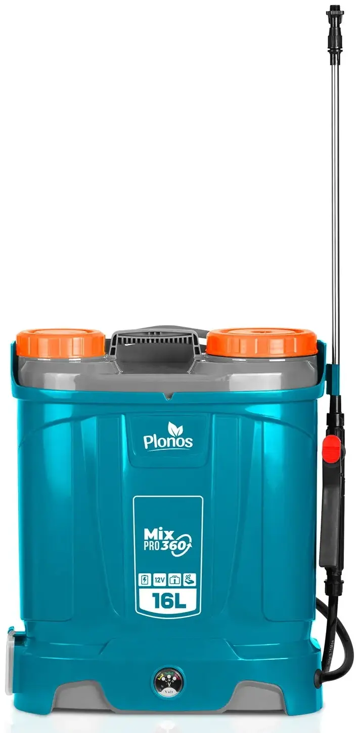 Опрыскиватель аккумуляторный с миксером Plonos PL-604 460400 (Blue) - 2