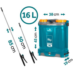 Опрыскиватель аккумуляторный с миксером Plonos PL-604 460400 (Blue) Thumb