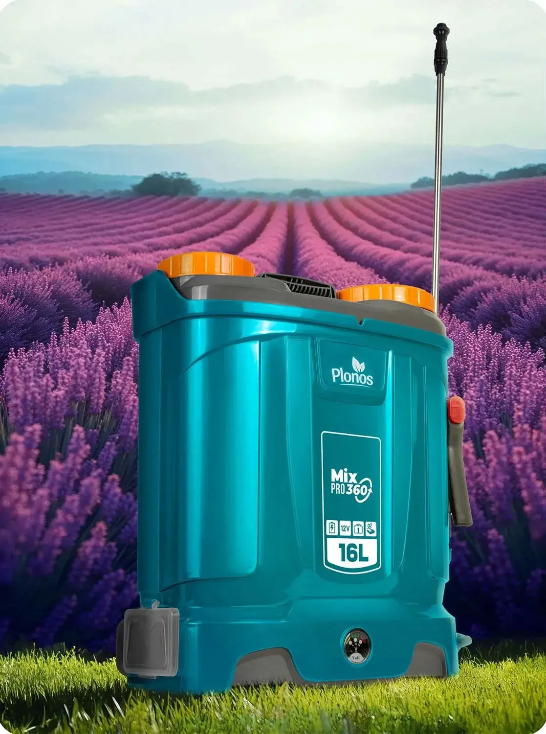 Опрыскиватель аккумуляторный с миксером Plonos PL-604 460400 (Blue) - 10