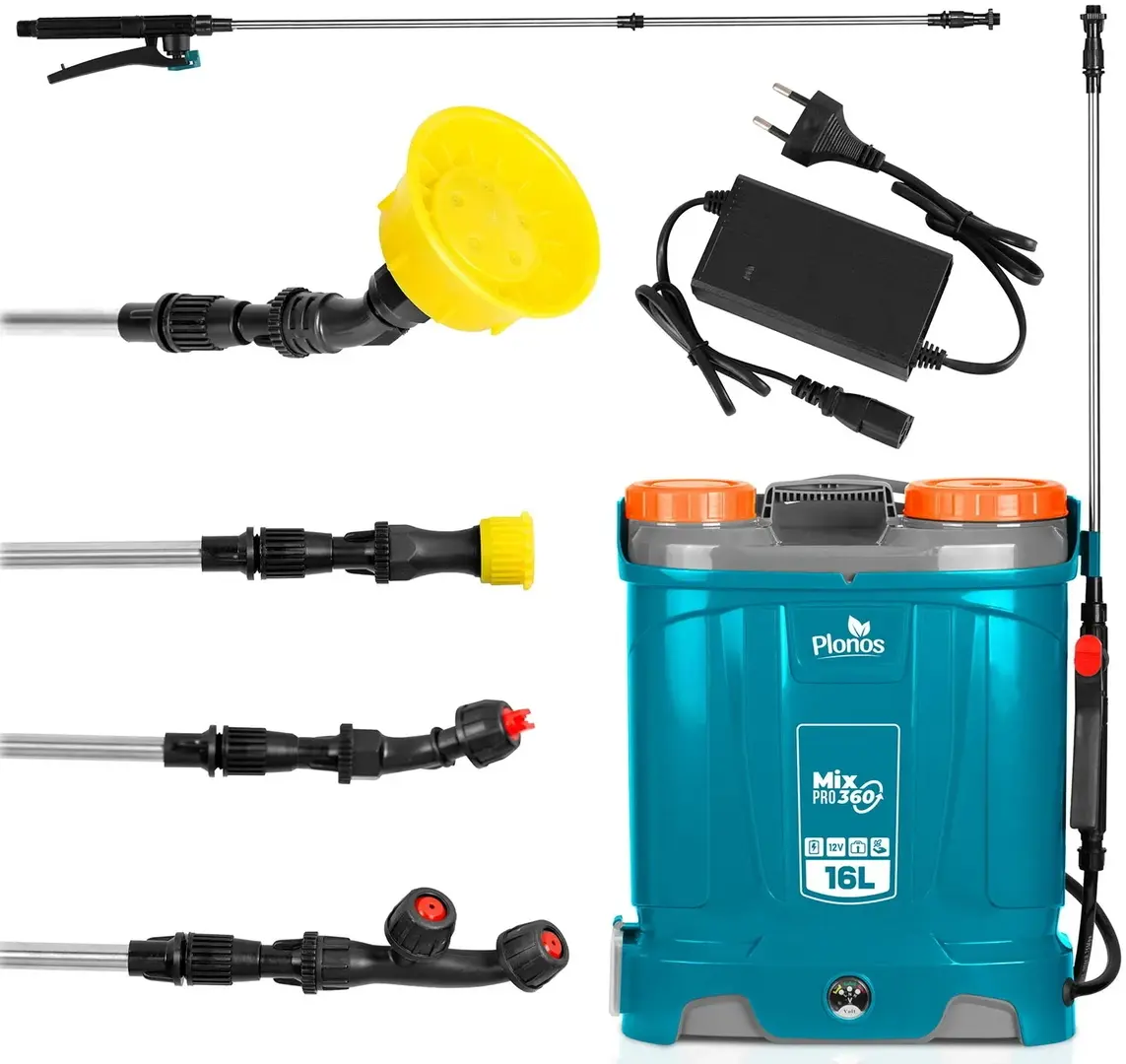 Опрыскиватель аккумуляторный с миксером Plonos PL-604 460400 (Blue)