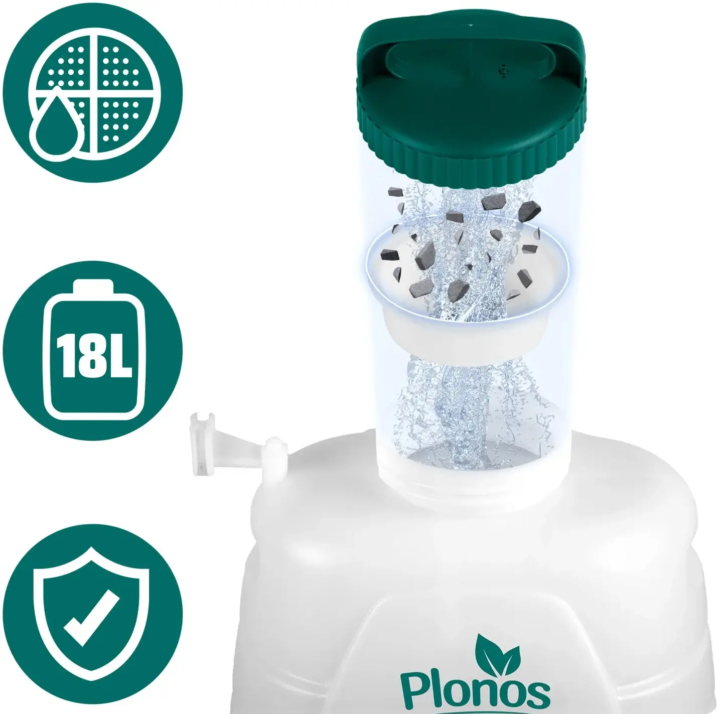 Опрыскиватель с тележкой Plonos PL-601 460110 (White/Blue) - 4