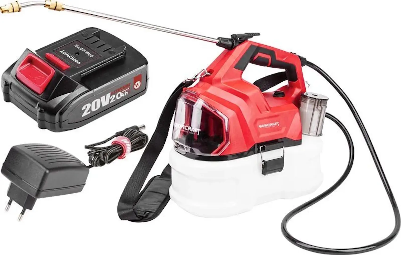 Опрыскиватель аккумуляторный Worcraft CBS-S20Li-5L Set (Red/White)