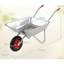 Тачка Costway TH10114SL (Inox) Thumb
