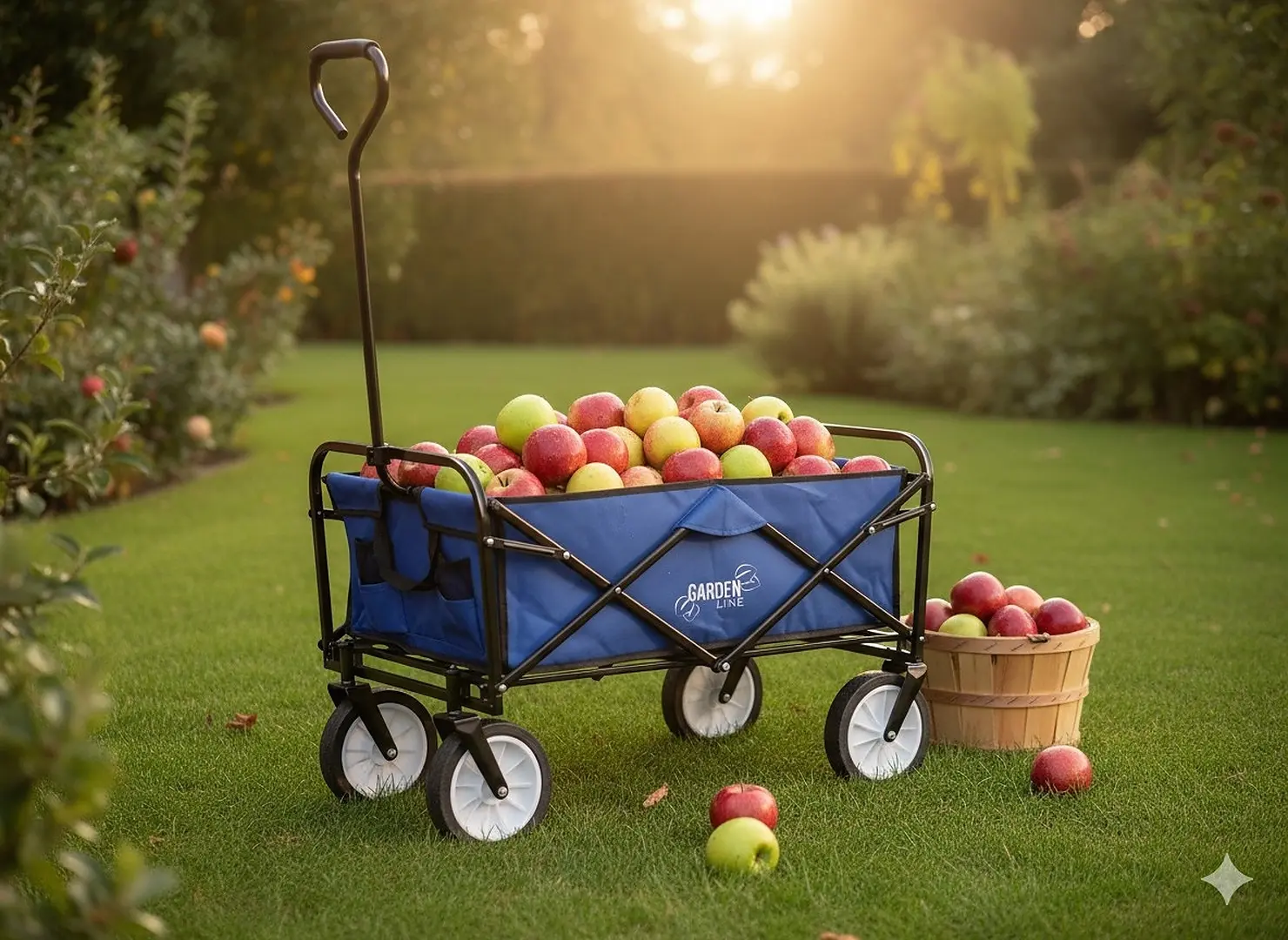 Садовая тележка GardenLine WOZ3556 (Blue) - 5