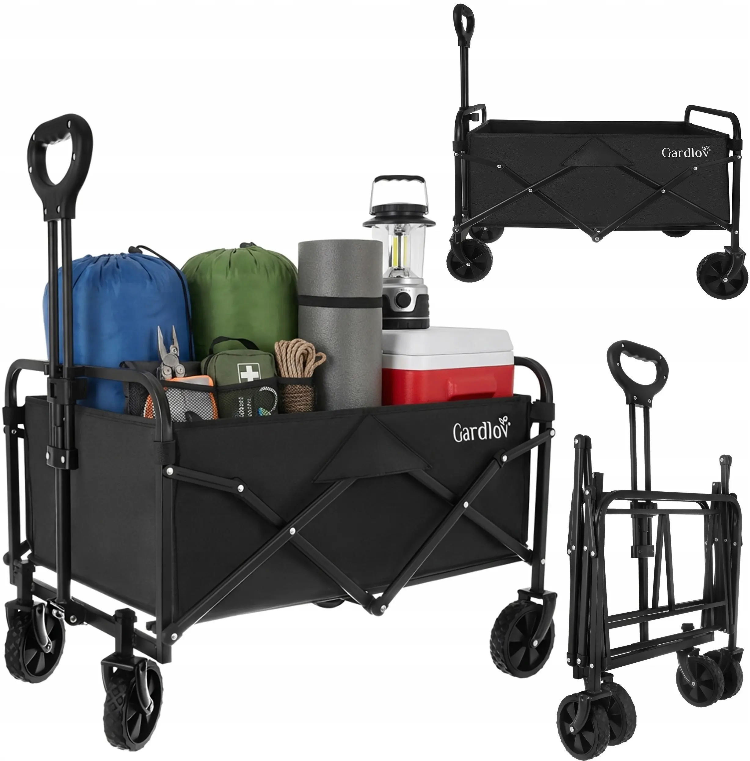 Carucior de gradina Gardlov 5900779963764 (Black) - 3