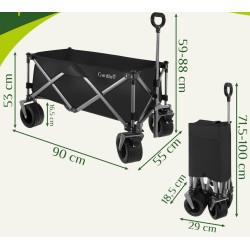 Carucior de gradina Gardlov 5900779963771 (Black) Thumb