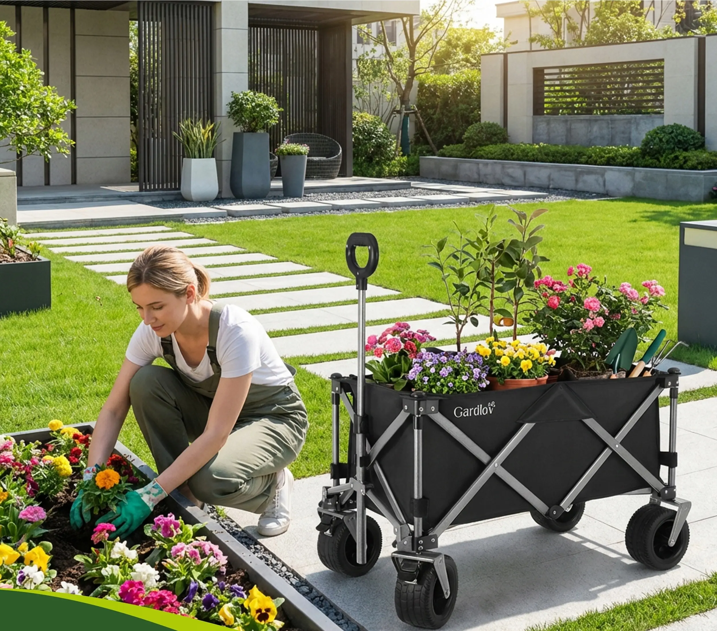 Carucior de gradina Gardlov 5900779963771 (Black) - 10