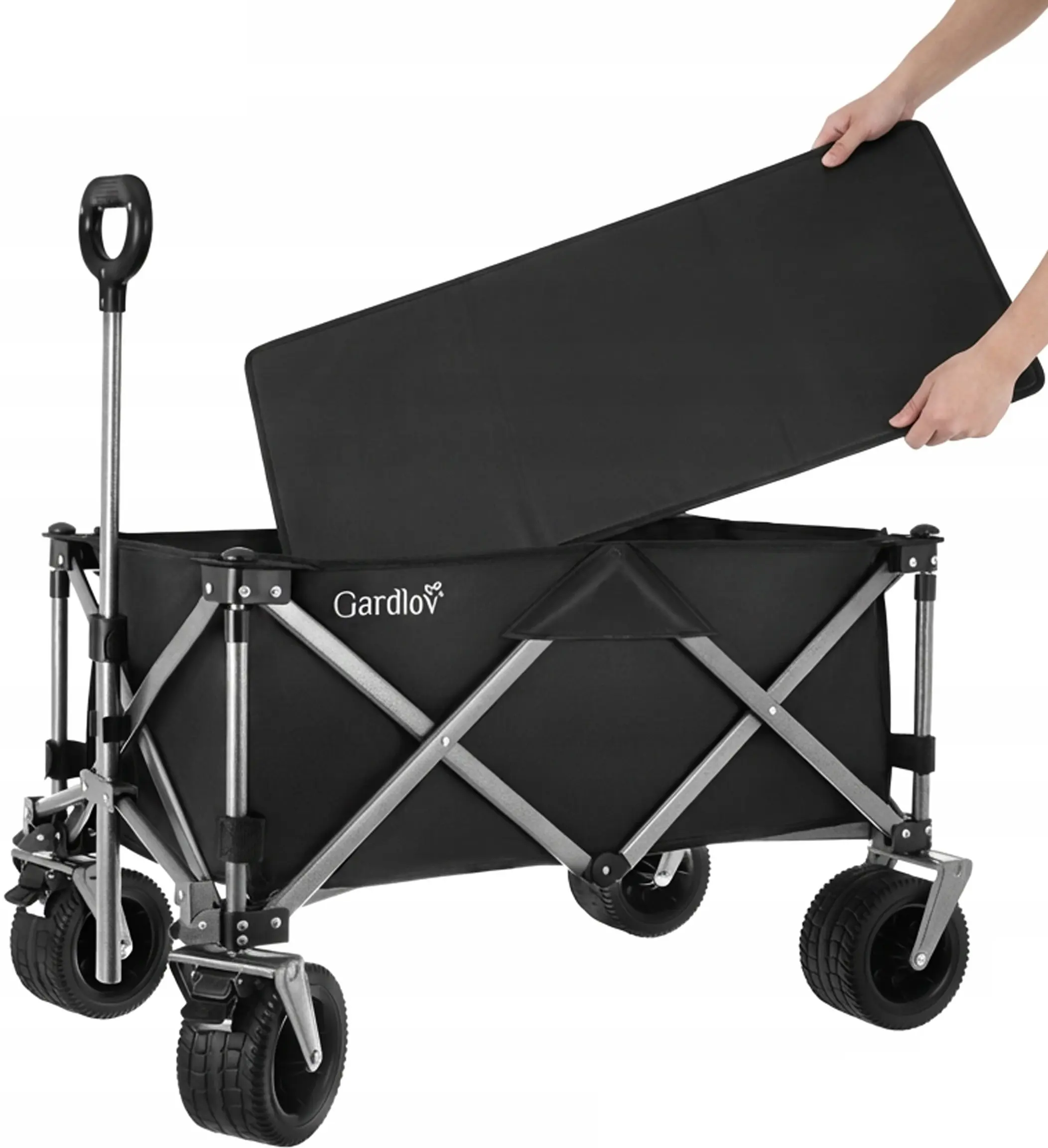 Carucior de gradina Gardlov 5900779963771 (Black) - 2