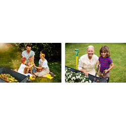 Carucior de gradina Humberg HM-511 551100-2W1 (Black) Thumb