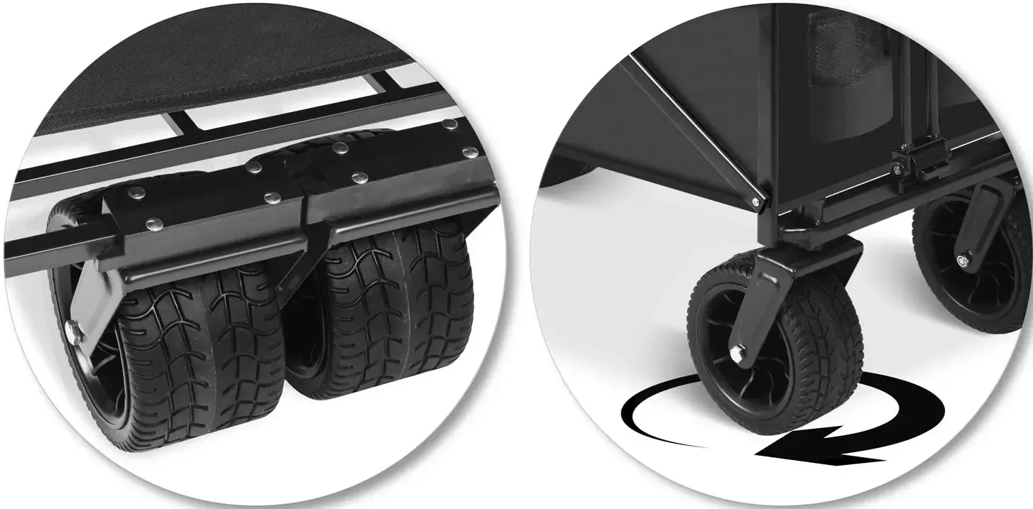 Carucior de gradina Humberg HM-512 551200 (Black) - 5