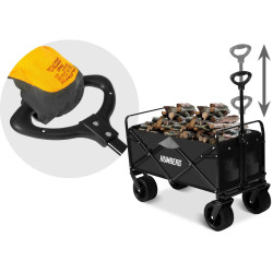 Carucior de gradina Humberg HM-512 551200 (Black) Thumb