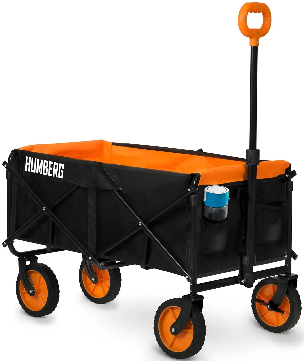 Carucior de gradina Humberg HM-513 551300-2W1 (Black/Orange) - 11