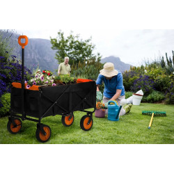 Carucior de gradina Humberg HM-513 551300-2W1 (Black/Orange) Thumb