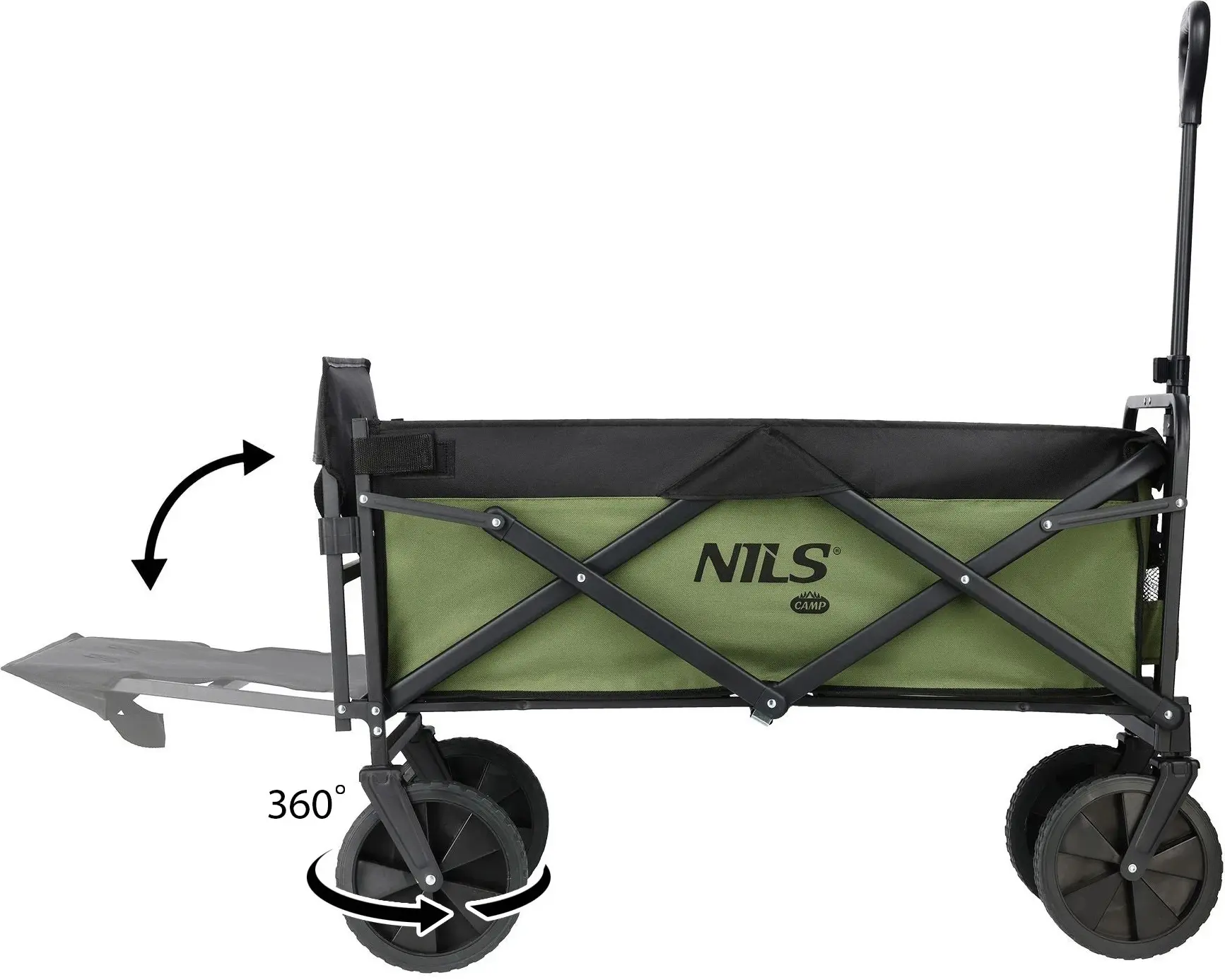 Carucior de gradina Nils Camp NC2602 (Green) - 2