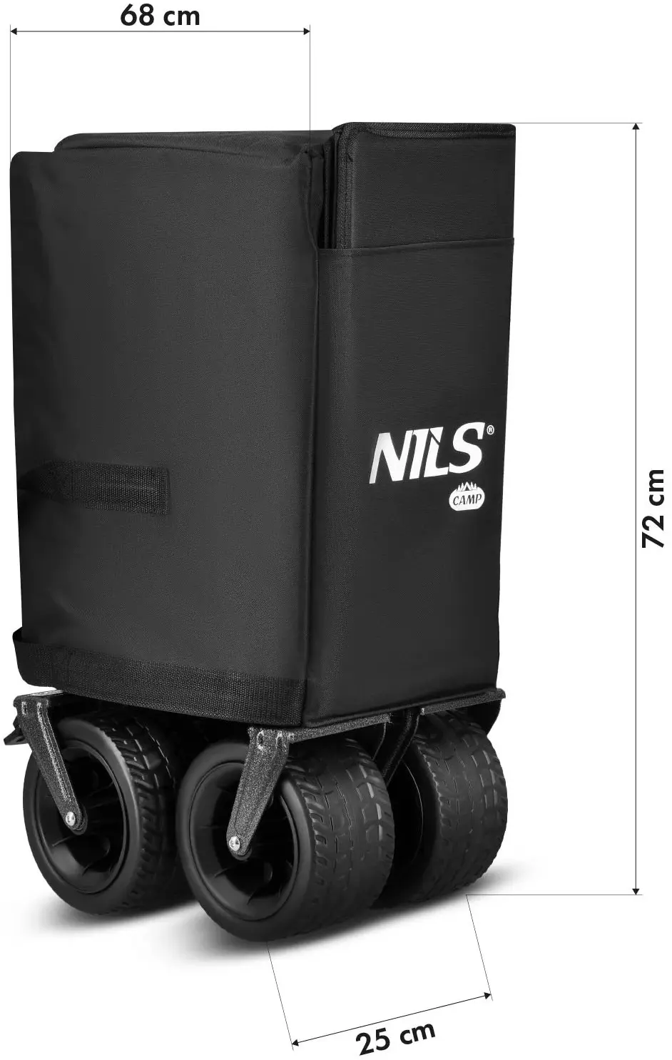 Садовая тележка Nils Camp NC2604 (Black) - 8