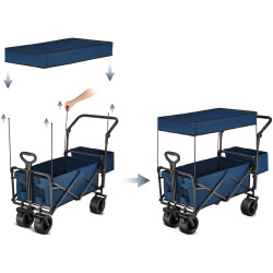 Садовая тележка Nils Camp NC2605 (Blue) Thumb