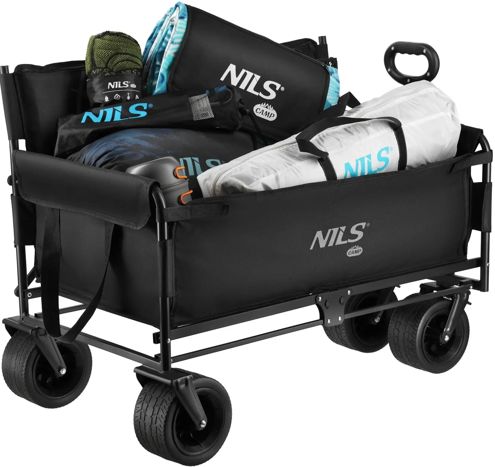 Carucior de gradina Nils Camp NC2606 (Black) - 2