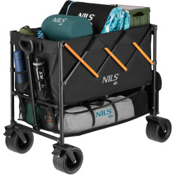 Carucior de gradina Nils Camp NC2607 XXL (Black/Orange) Thumb