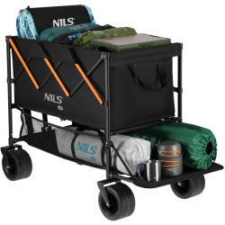 Carucior de gradina Nils Camp NC2607 XXL (Black/Orange) Thumb