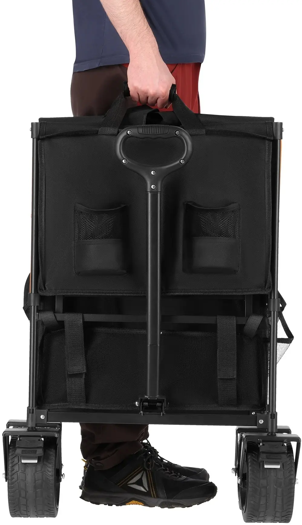Carucior de gradina Nils Camp NC2607 XXL (Black/Orange) - 8