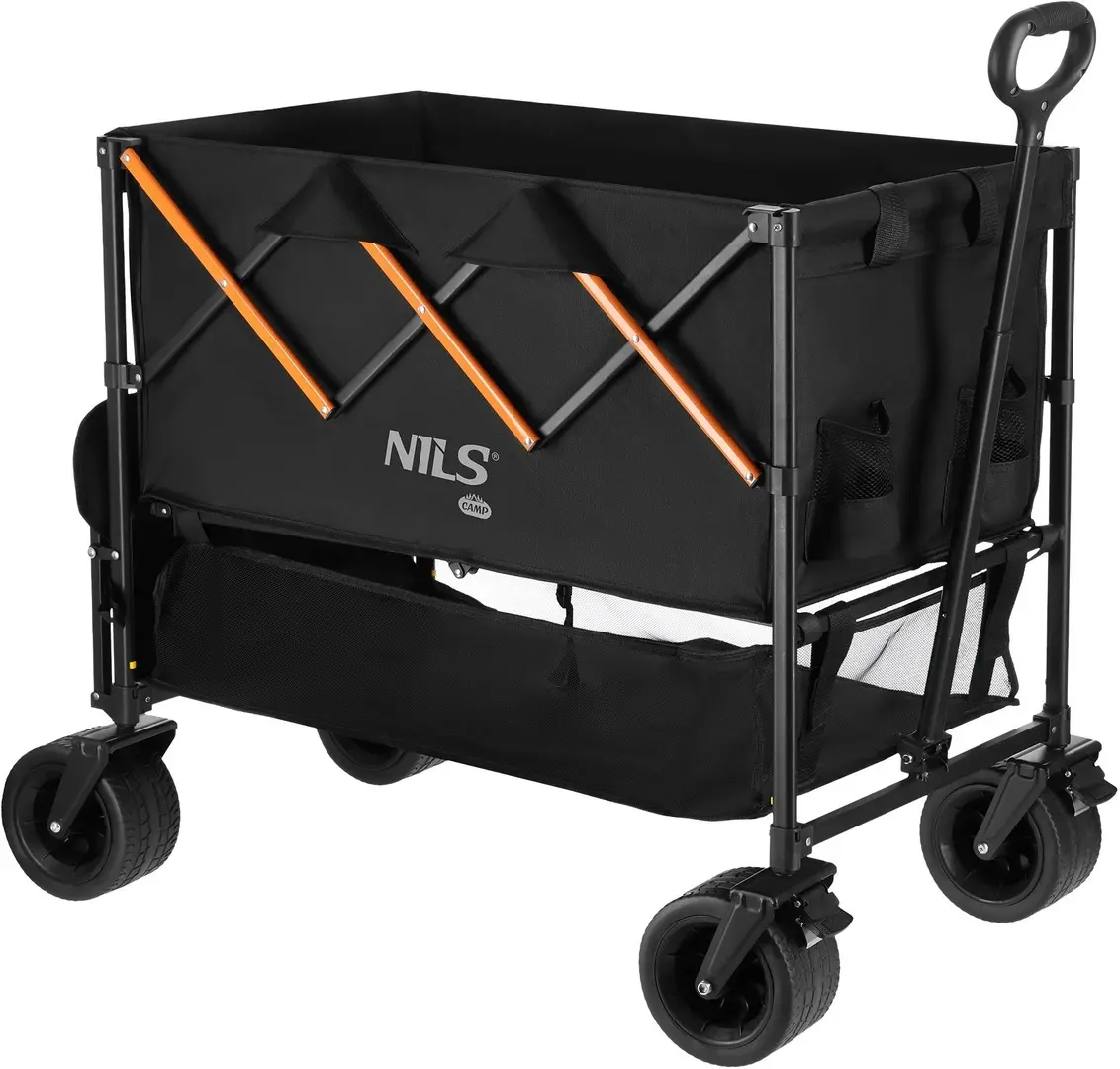 Carucior de gradina Nils Camp NC2607 XXL (Black/Orange)