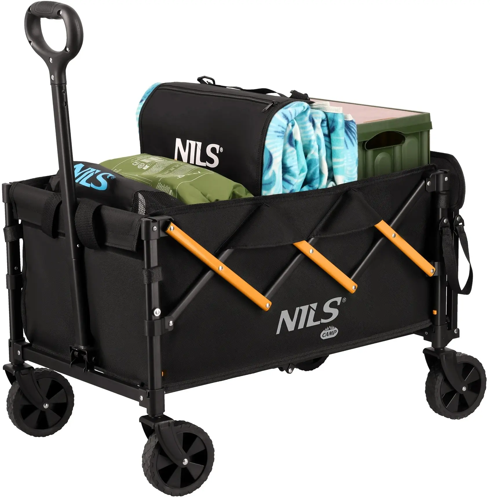 Carucior de gradina Nils Camp NC2608 (Black/Orange) - 2